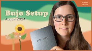 Bullet Journal Setup August 2024 - Plan With Me deutsch