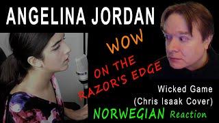 ANGELIA JORDAN - Wicked Game - REACTION - så feilfritt på knivseggen. På norsk.