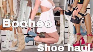 Boohoo  Miss pap shoe haul  styling shoes  outfits