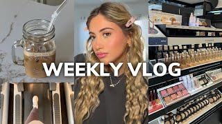 WEEKLY VLOG  getting my life together working out grocery shopping & cooking