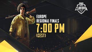 EN PMCO Europe Regional Finals Day 1  Spring Split  PUBG MOBILE CLUB OPEN 2020