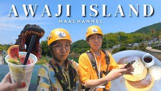 【Travel Japan】Things To Do in Awaji Island Grand Nikko Hotel Godzilla Park Pancakes Beach