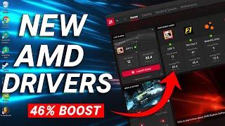 AMD Adrenalin Driver Software Update 44% Faster