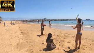 TENERIFE 4K  BEACH WALK - Playa las Teresitas ️ Spain - Beautiful Beach  Sep 2021  27ºC
