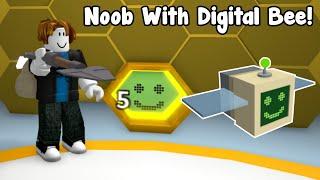 Noob With Digital Bee Made 500M Honey - Bee Swarm Simulator Roblox