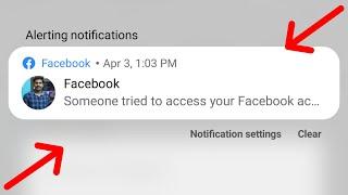 Fix someone tried to access your facebook account  we noticed a login from a browser problem