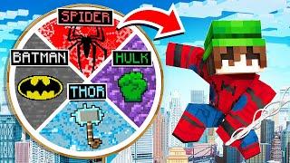 The Roulette of SUPER POWERS in Minecraft