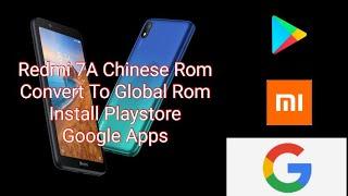 Xiaomi Redmi 7A China Rom to Global Rom Installation