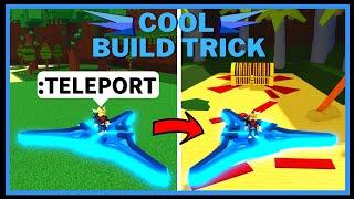 TELEPORT Build Trick Build A Boat For Treasure ROBLOX