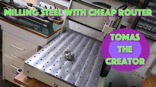 How to cut steel with a cheap 6040 cnc router. Milling steel for the first time