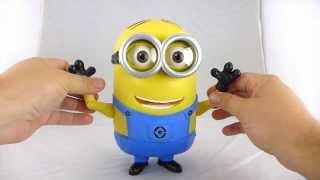 Minion Dave 8 Talking Figure with Banana Mode Review from Thinkway Toys Despicable Me 2 lineup