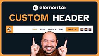 Elementor Header Tutorial  Floating Header Design With Elementor Flexbox Container