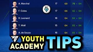 FC 24 YOUTH ACADEMY TIPS