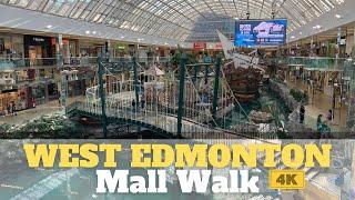 West Edmonton Mall Tour 4K  Biggest Mall in Canada