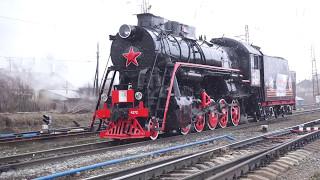 How Russian locomotive class L works. Как работает паровоз серии Л