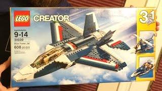 Jack builds a Lego Blue Power Jet #31039