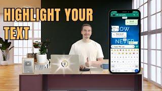 How to Highlight Text in Whatsapp