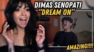 Dimas Senopati - Aerosmith - Dream On Acoustic Cover  FIRST TIME REACTION