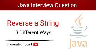 Frequently Asked Java Program Reverse A String  3 ways of reverse a String in Java