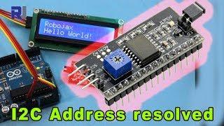 LCD1602 I2C Address for Arduino explained