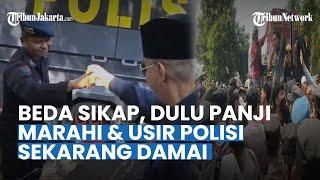 BEDA SIKAP Panji Gumilang saat Didemo Ribuan Massa 2 Kali Dulu MARAHI & USIR Polisi sekarang DAMAI