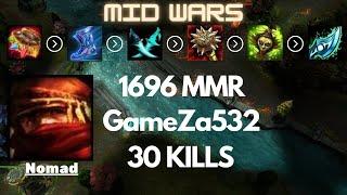 HoN║Mid Wars║Nomad║1678 MMR║GameZa532║Heroes of Newerth