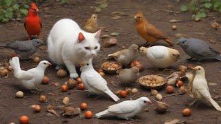 Cat TV Squirrel Picnic  Birds and Squirrels Everywhere ⭐ 24 HOURS ⭐