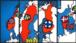 Nordic Countries History  PART 1  Countryballs Animation Edit