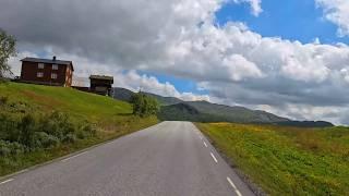 Driving in Norway scenic landscape