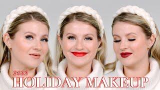 Sparkly Holiday Makeup 2022