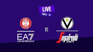 LIVE  EA7 Emporio Armani Milano vs. Virtus Segafredo Bologna  LBA Finals UnipolSai 2024  G4