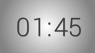 1 Minutes 45 seconds countdown Timer - Beep at the end  Simple Timer one min forty-five sec