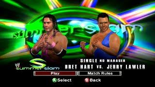 WWE SmackDown vs. Raw 2007  Bret Hart vs. Jerry Lawler  Best of Three