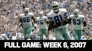 T.O. vs. Randy Moss Cowboys vs. Patriots Week 6 2007 FULL GAME