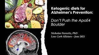 Nick Norwitz - Ketogenic diets for Alzheimers Prevention Dont Push the ApoE4 Boulder