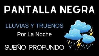 LLUVIAS Y TRUENOS en techo por la noche Entrarás En Sueño Profundo Inmediatamente