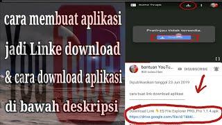 cara buat link download aplikasi