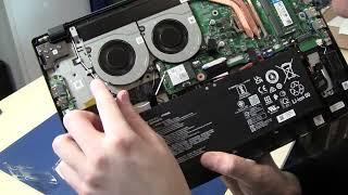 Acer Travelmate 2022 2023 V15 Disassembly Upgrade Replace SSD RAM Battery Repair Tutorial