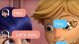 Part one of  marinette and adrien’s first kiss