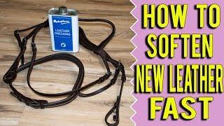 How To Turn Stiff Leather Tack Into Buttery Soft Leather