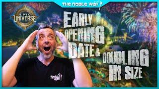 Epic Universe Early Opening Date & Doubling In Size New Theme Park New Ride Vehicles & More