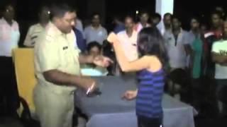 Drunk Girl Gali Galoch With Police