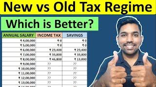 New vs Old Tax Regime Which is Better?  Income Tax Calculation Examples Hindi