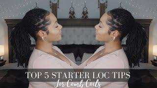 TOP 5 STARTER LOC TIPS FOR COMB COILS  Simply Kee Samone