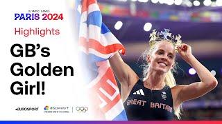 Great Britains Keely Hodgkinson storms to 800m gold in Paris   #Paris2024 #Olympics