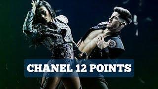 Every 12 POINTS given to CHANEL SPAIN  EUROVISION 2022