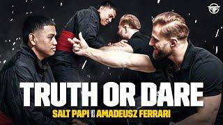 Salt Papi vs Amadeusz Ferrari  TRUTH OR DARE  Misfits Boxing