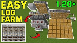 BEST EASY Wood Farm 1.20 Minecraft Bedrock  JavaBedrockMcpePs5Xbox