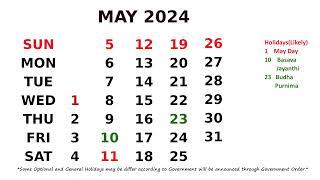 Calendar May2024