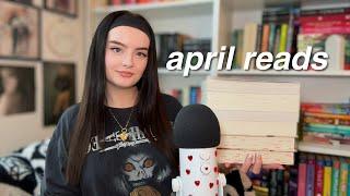 ASMR the 11 books i read in april ️ monthly reading wrap up